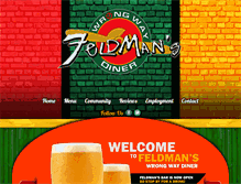 Tablet Screenshot of feldmansdiner.com
